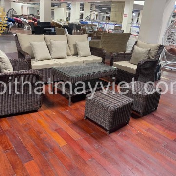 Bàn Ghế Sofa Mây Tre BGSF0039